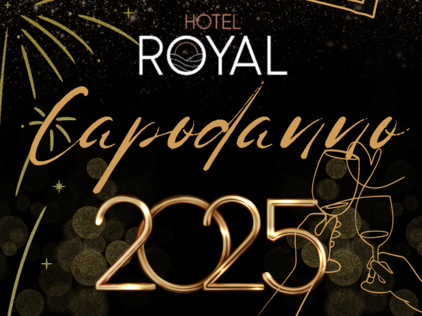 Unisciti a noi per Capodanno 2025 all'Hotel Royal.